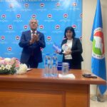 Торжественное заседание Федерации независимых профсоюзов Таджикистана по случаю профессионального праздника